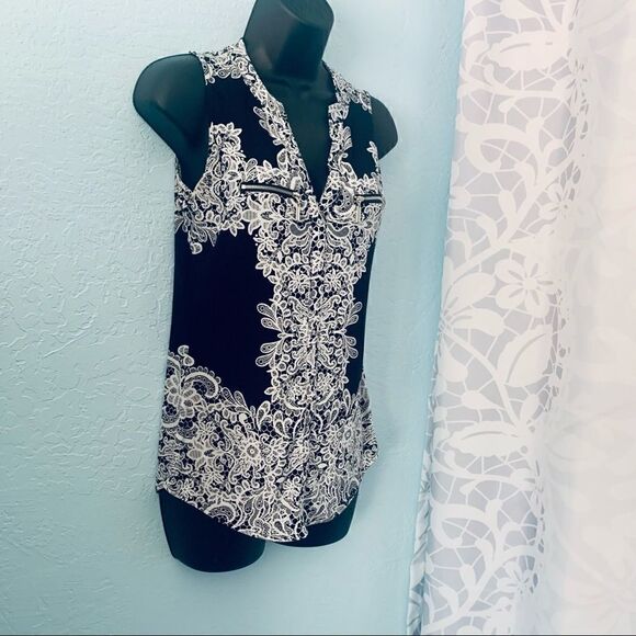 INC International Concepts Floral Tank Top Size XS - Picture 2 of 11